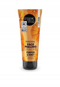 ORGANIC SHOP Normalizujący Peeling do twarzy Pumpkin & Honey 75ml 1