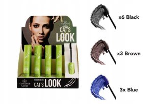 CONSTANCE CARROLL Zestaw - Mascara 12 x Cat`s (6xBlack + 3xBlue + 3xBrown) 1