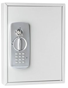 WEDO Schlüsselschrank 21 Schlüssel Maße:27x9,5x35 Lichtgrau 2