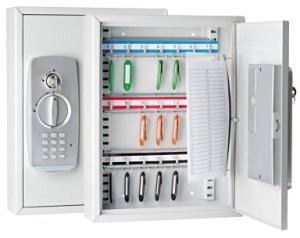 WEDO Schlüsselschrank 21 Schlüssel Maße:27x9,5x35 Lichtgrau 3