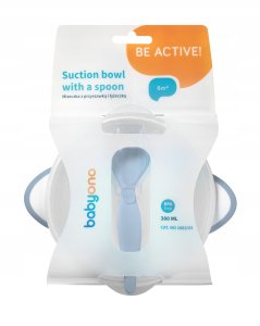 BABY ONO 1063/05-MISECZKA DLA DZIECI I N IEMOWLĄT Z PRZYSSAWKĄ I ŁYŻECZKĄ 5