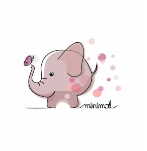 MALTEX - FOTELIK KĄPIELOWY SŁONIK         MINIMAL BRZOSKWINIOWY RÓŻ 2