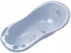 MALTEX - WANNA 100CM WIELORYB MINIMAL     SATYNOWY BŁĘKIT 4