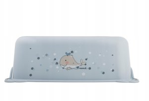 MALTEX - PODNÓŻEK 2K WIELORYB MINIMAL     SATYNOWY BŁĘKIT 4