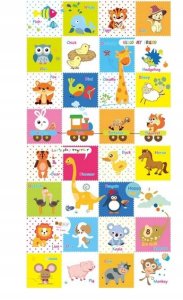 BOCIOLAND BL123-SKŁADANA MATA             KONTRASTOWA 150X200CM HAPPY DAY 3