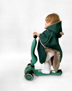 PIAPIMO-PONCZO SAMOCHODOWE ZIELONE        75-105CM 1