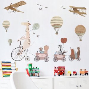 ROOM Decor SIPO-WS63031 NAKLEJKI NA ŚCIANĘ ŻYRAFA i PRZYJACIELE 2