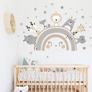 ROOM Decor SIPO-WS63030 NAKLEJKI NA ŚCIANĘ ZWIERZETA MIX 2