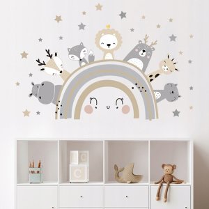 ROOM Decor SIPO-WS63030 NAKLEJKI NA ŚCIANĘ ZWIERZETA MIX 6