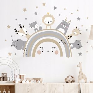 ROOM Decor SIPO-WS63030 NAKLEJKI NA ŚCIANĘ ZWIERZETA MIX 7