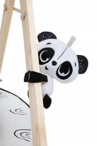 Tiny Love Gimnastyka/mata edukacyjna z drewnianym stojakiem – Décor czarno-biała 4