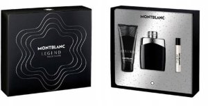 ZESTAW Mont Blanc Legend EDT 100ml + SG 100ml + EDT 7.5ml 2