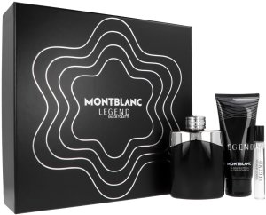 ZESTAW Mont Blanc Legend EDT 100ml + SG 100ml + EDT 7.5ml 3