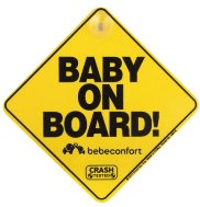 Automobilio lipdukas Baby On Board Bebe Confort, geltonas 1