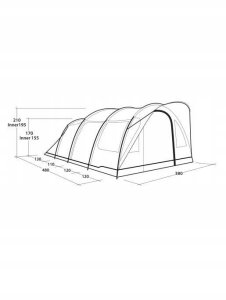 Palapinė Outwell Sky 6, mėlyna 7