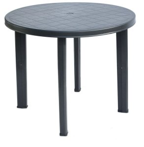 Stalas Tondo 90x90 cm, pilkas 1