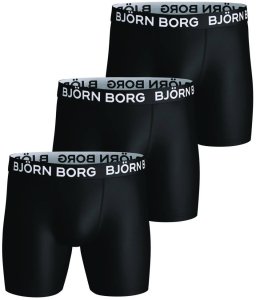 Björn Borg trumpikės vyrams 3 vnt., juodos 1