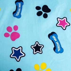 Vaikiškas šviečiantis tamsoje patalynės komplektas Paw Patrol, 140x200, 2 dalių 6