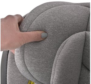 Automobilinė kėdutė Lorelli Nebula i-Size IsoFix, 0-36 kg, Grey 3