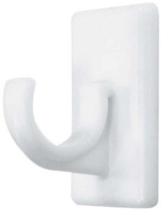 Karnizo laikiklis SBC12 baltas, 12 mm, 2 vnt 1