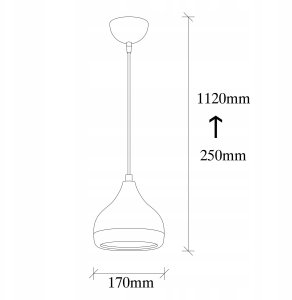 Opviq Pakabinamas šviestuvas Yıldo - 6871 6