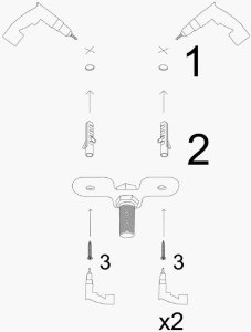 Opviq Pakabinamas šviestuvas Yıldo - 6871 9