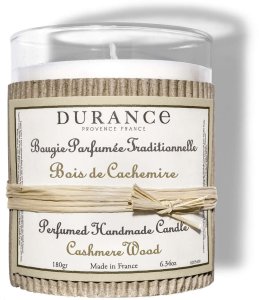 Rankų darbo kvapni žvakė Durance Cashmere Wood, 180 g 1