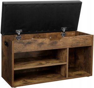 Batų spintelė LHS30BX, ruda/juoda 5