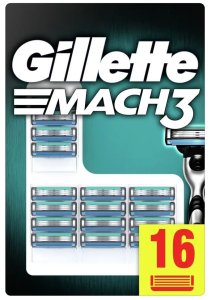 Gillette Mach3 skustuvo papildomos galvutės, 16 vnt. 3