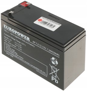 Akumuliatorius Europower-EP 12V 7.2Ah 1