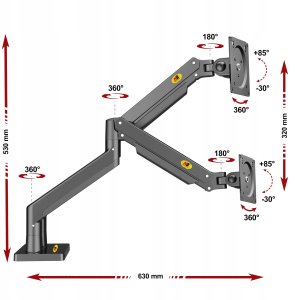 XXX_NeoMounts (Neomounts) Uchwyt biurkowy na 2 monitory 22" - 32" (G35) 10