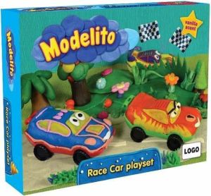 Plastelino Modelito - Wyścigi samochodowe (231505) 1