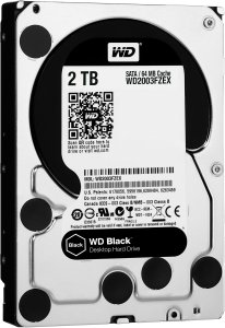 HDD|WESTERN DIGITAL|Juodas|2TB|SATA 3.0|64 MB|7200 rpm|3,5"|WD2003FZEX 3