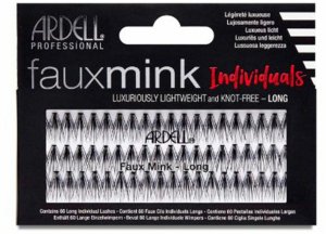 Zestaw sztuczne rzęsy Ardell Faux Mink Long Pojedynczy 60 Części 1