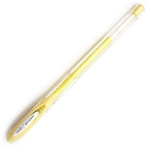 Długopis z płynnym atramentem Uni-Ball Rollerball Signo Angelic Colour UM-120AC Żółty 0,45 mm (12 Części) 1