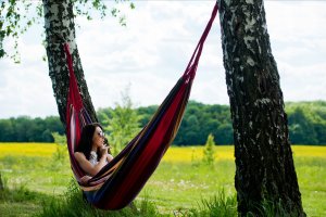 Hamakas Gardenline, raudonas/įvairių spalvų 7