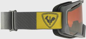 Slidinėjimo akiniai Rossignol Spiral, pilki/geltoni 2