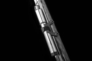 Pompka ręczna BIRZMAN Infinite Apogee MTB (Presta/Schrader), 90psi/6.2bar, Długość 255mm, CNC, Grafitowa (NEW) 4