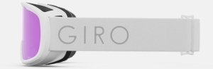 Gogle zimowe GIRO MOXIE WHITE CORE LIGHT (szyba AMBER PINK 19-42% S2 + YELLOW 77% S1) (NEW 2023/2024) 2