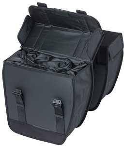 Basil Sakwa miejska podwójna BASIL TOUR WATERPROOF DOUBLE PANNIER BAG 28L, Universal Bridge System, wodoodporna black (NEW) 5