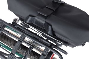 Zawleczka z kłódką BASIL MIK SIDE LOCK PIN WITH PADLOCK, MIK System, do sakw/torek MIK SIDE stainless steel (NEW) 3