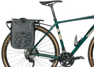 Basil Sakwa pojedyncza BASIL NAVIGATOR STORM SINGLE PANNIER BAG MIK SIDE  M 12-15 L, MIK System (ready to go) wodoodporna grey black (NEW) 6