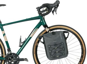 Basil Sakwa pojedyncza BASIL NAVIGATOR STORM SINGLE PANNIER BAG MIK SIDE  M 12-15 L, MIK System (ready to go) wodoodporna grey black (NEW) 7