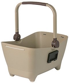 Kosz na przód na kierownicę BASIL BUDDY DOG BICYCLE BASKET FRONT KF 32L, KF System, bisotti brown (NEW) 1