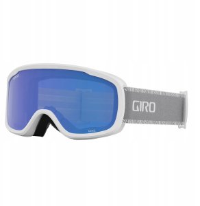 Gogle zimowe GIRO MOXIE WHITE GREY CHUTE (szyba GREY COBALT 8-18% S3 + YELLOW 77% S1) (NEW 2024/2025) 4