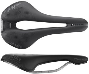 Siodło SELLE ITALIA FLITE BOOST X-CROSS TI316 SUPERFLOW L (id match L3), 208g, Czarne (NEW 2025) 1