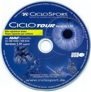 Oprogramowanie CICLOSPORT CICLO TOUR (WYPRZEDAŻ -60%) 1