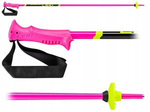 LEKI KIJE RACING KIDS pink/yellow 080 1
