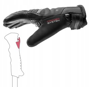 LEKI RĘKAWICE Snowfox 3D Women black 8.0 4