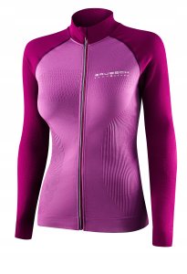 LS1352W Bluza damska ATHLETIC wrzosowy/śliwkowy S 1